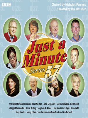 cover image of Just a Minute, Series 57, Episode 1